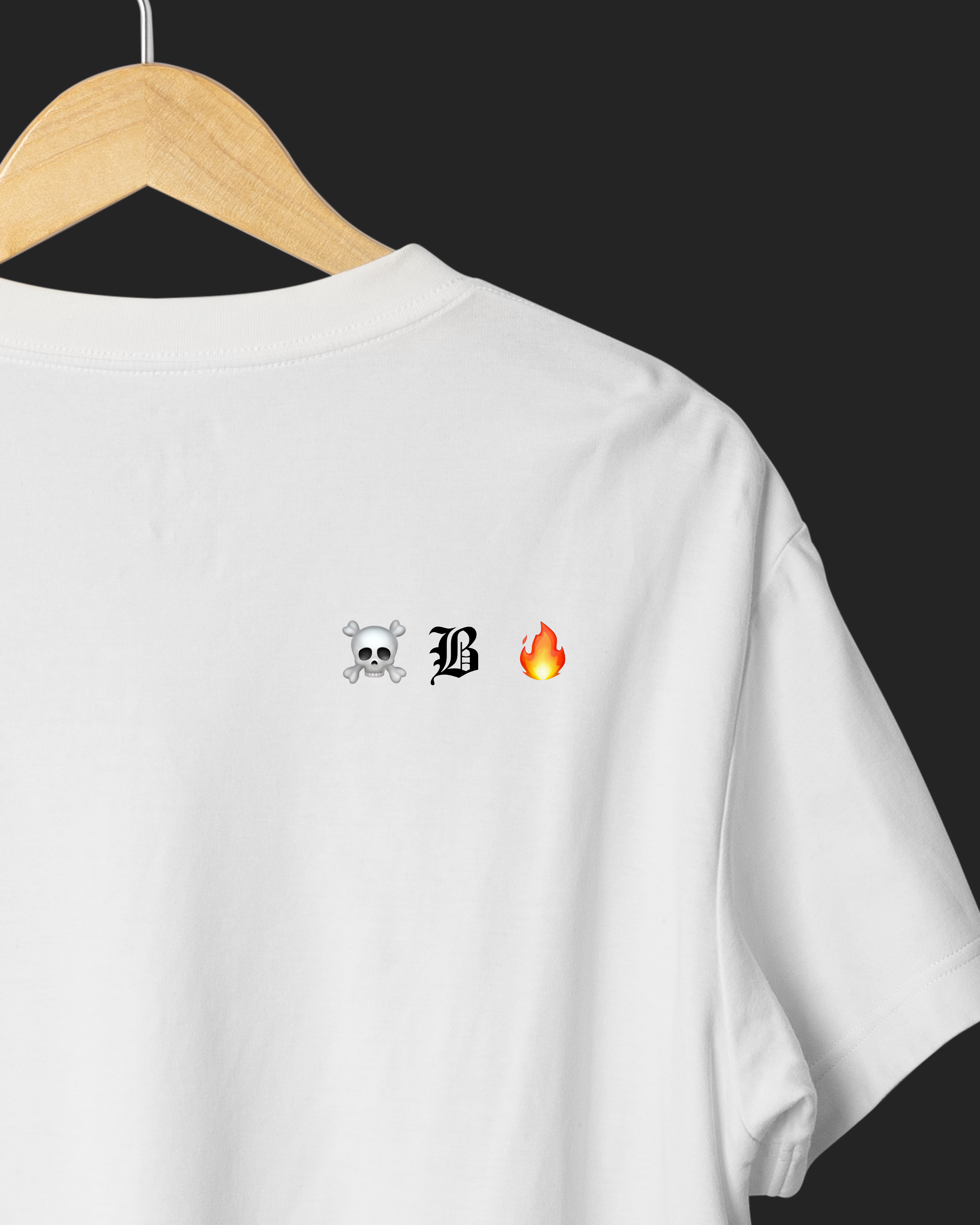 Heavyweight T-Shirt — Bones On Fuego Emoji